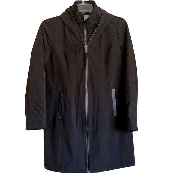 Michael Kors Coat,Dark Brown,Size M,Hooded,Zipped - Picture 1 of 16